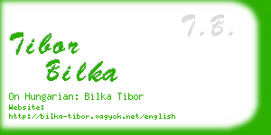 tibor bilka business card
